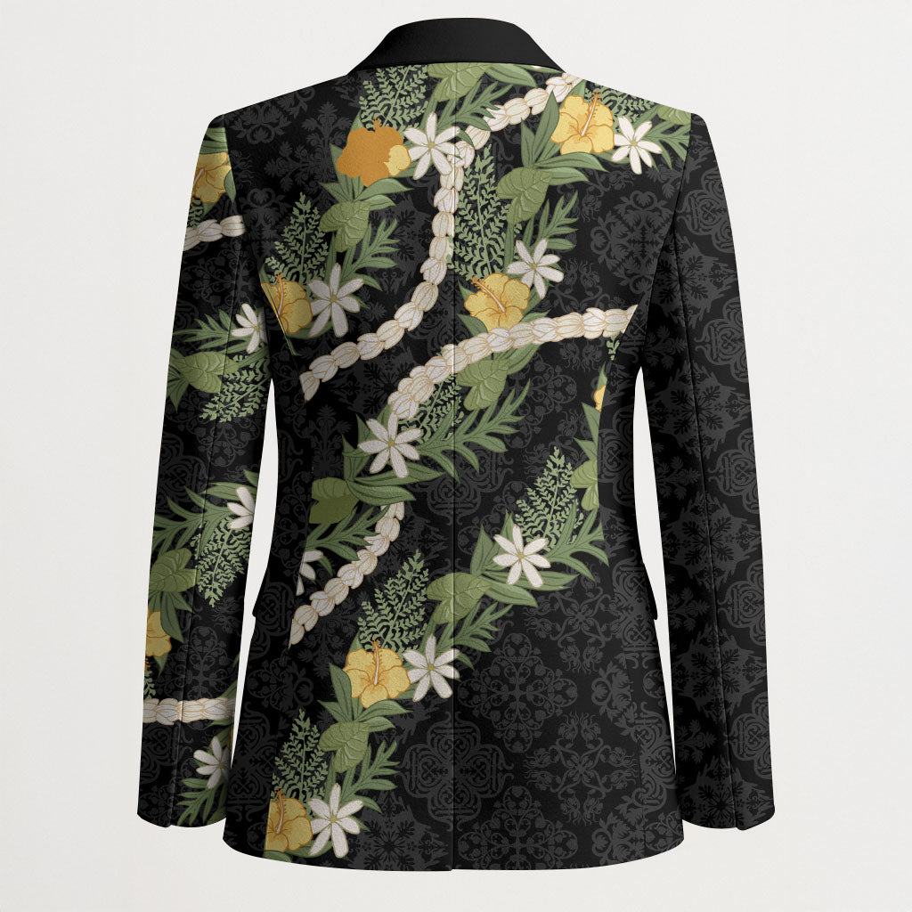 Puakenikeni Anthurium Pikake Lei Blazer Hawaiian Quilt Pattern