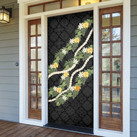 Puakenikeni Anthurium Pikake Lei Door Cover Hawaiian Quilt Pattern