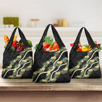 Puakenikeni Anthurium Pikake Lei Grocery Bag Hawaiian Quilt Pattern