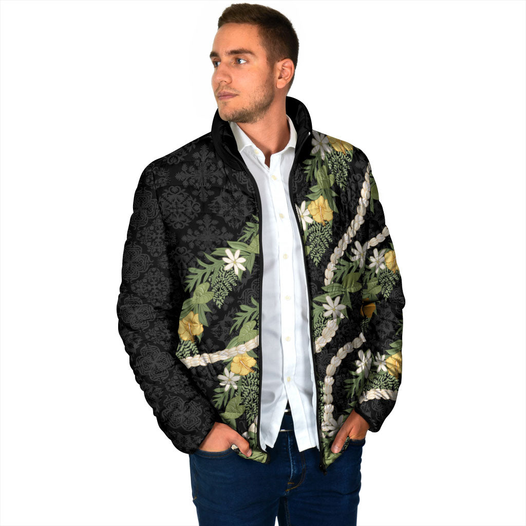 Puakenikeni Anthurium Pikake Lei Padded Jacket Hawaiian Quilt Pattern