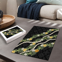 Puakenikeni Anthurium Pikake Lei Puzzle Hawaiian Quilt Pattern