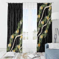 Puakenikeni Anthurium Pikake Lei Window Curtain Hawaiian Quilt Pattern