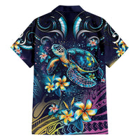 Plumeria Turtles Traditional Tribal Family Matching Long Sleeve Bodycon Dress and Hawaiian Shirt LT9 - Polynesian Pride