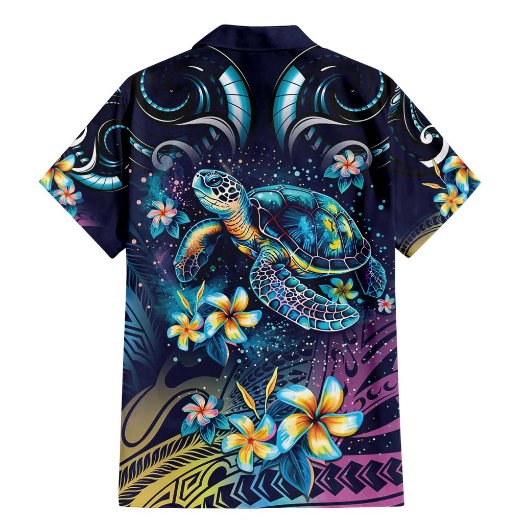 Plumeria Turtles Traditional Tribal Family Matching Mermaid Dress and Hawaiian Shirt LT9 - Polynesian Pride