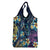 Plumeria Turtles Traditional Tribal Grocery Bag