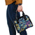 Plumeria Turtles Traditional Tribal Shoulder Handbag