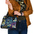 Plumeria Turtles Traditional Tribal Shoulder Handbag