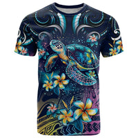 Plumeria Turtles Traditional Tribal T Shirt