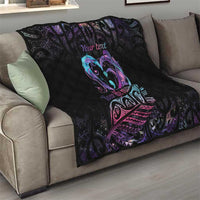 Personalised Your Life Matters Quilt Suicide Prevention Awareness Semicolon Heart