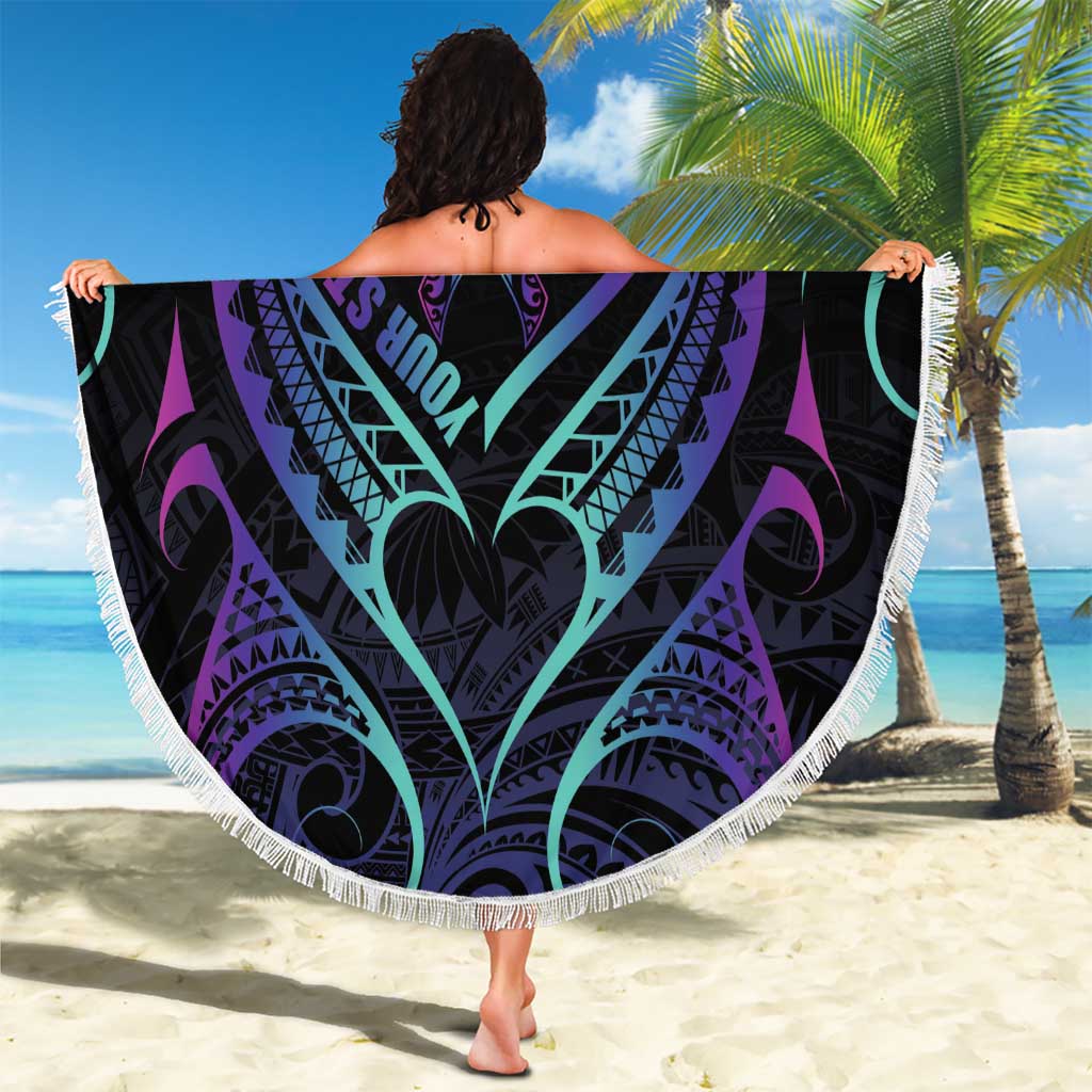Personalised Your Story Isn't Over Beach Blanket Suicide Prevention Awareness Semicolon Heart