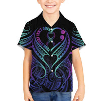 Personalised Your Story Isn't Over Hawaiian Shirt Suicide Prevention Awareness Semicolon Heart LT9 - Polynesian Pride