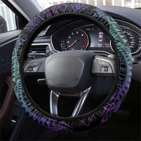 Your Story Isn't Over Steering Wheel Cover Suicide Prevention Awareness Semicolon Heart LT9 - Polynesian Pride