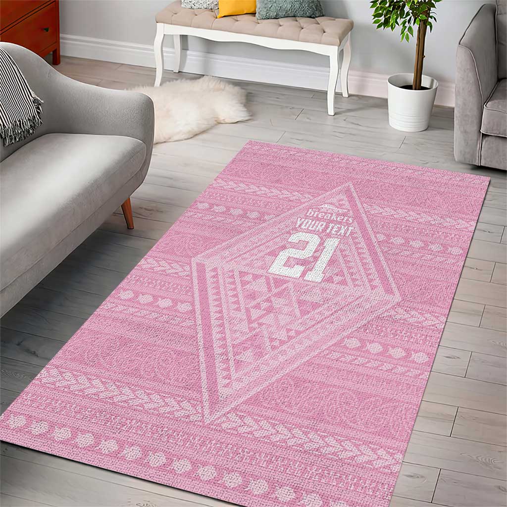 Custom New Zealand Basketball Indigenous Area Rug LT9 - Polynesian Pride