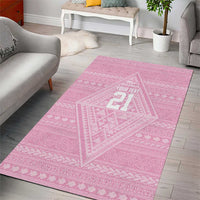 Custom New Zealand Basketball Indigenous Area Rug LT9 - Polynesian Pride