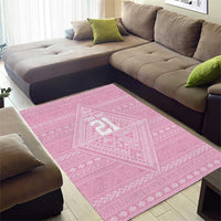 Custom New Zealand Basketball Indigenous Area Rug LT9 - Polynesian Pride