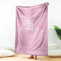 Custom New Zealand Basketball Indigenous Blanket - Polynesian Pride