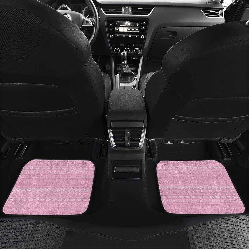 Custom New Zealand Basketball Indigenous Car Mats - Polynesian Pride