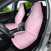 Custom New Zealand Basketball Indigenous Car Seat Cover - Polynesian Pride