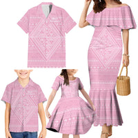 Custom New Zealand Basketball Indigenous Family Matching Mermaid Dress and Hawaiian Shirt LT9 - Polynesian Pride