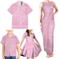 Custom New Zealand Basketball Indigenous Family Matching Tank Maxi Dress and Hawaiian Shirt LT9 - Polynesian Pride