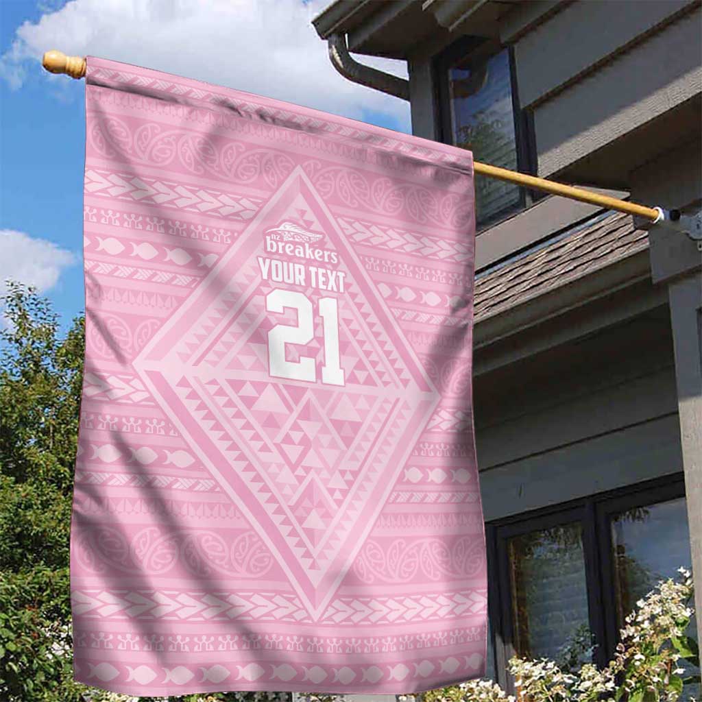 Custom New Zealand Basketball Indigenous Garden Flag - Polynesian Pride