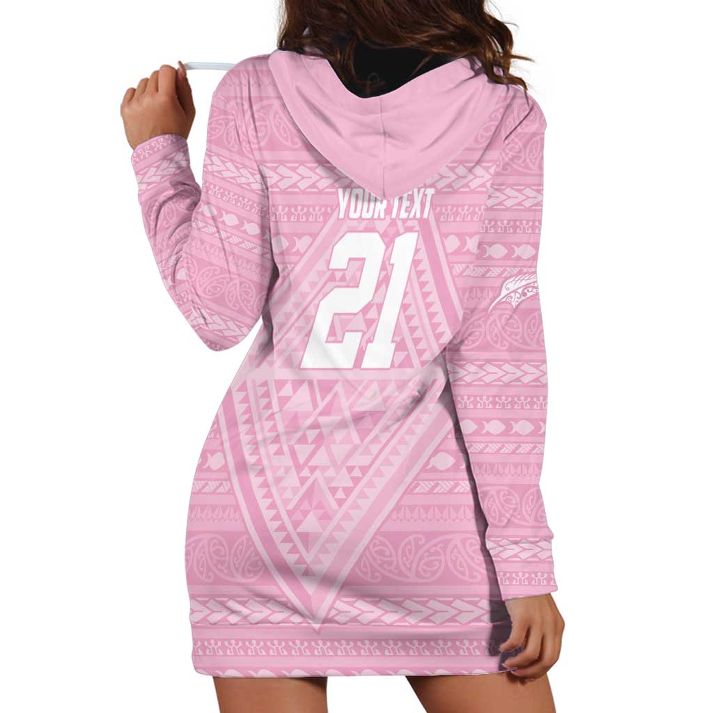 Custom New Zealand Basketball Indigenous Hoodie Dress - Polynesian Pride