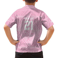 Custom New Zealand Basketball Indigenous Kid Hawaiian Shirt LT9 - Polynesian Pride