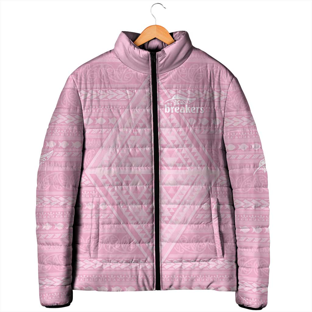Custom New Zealand Basketball Indigenous Padded Jacket - Polynesian Pride
