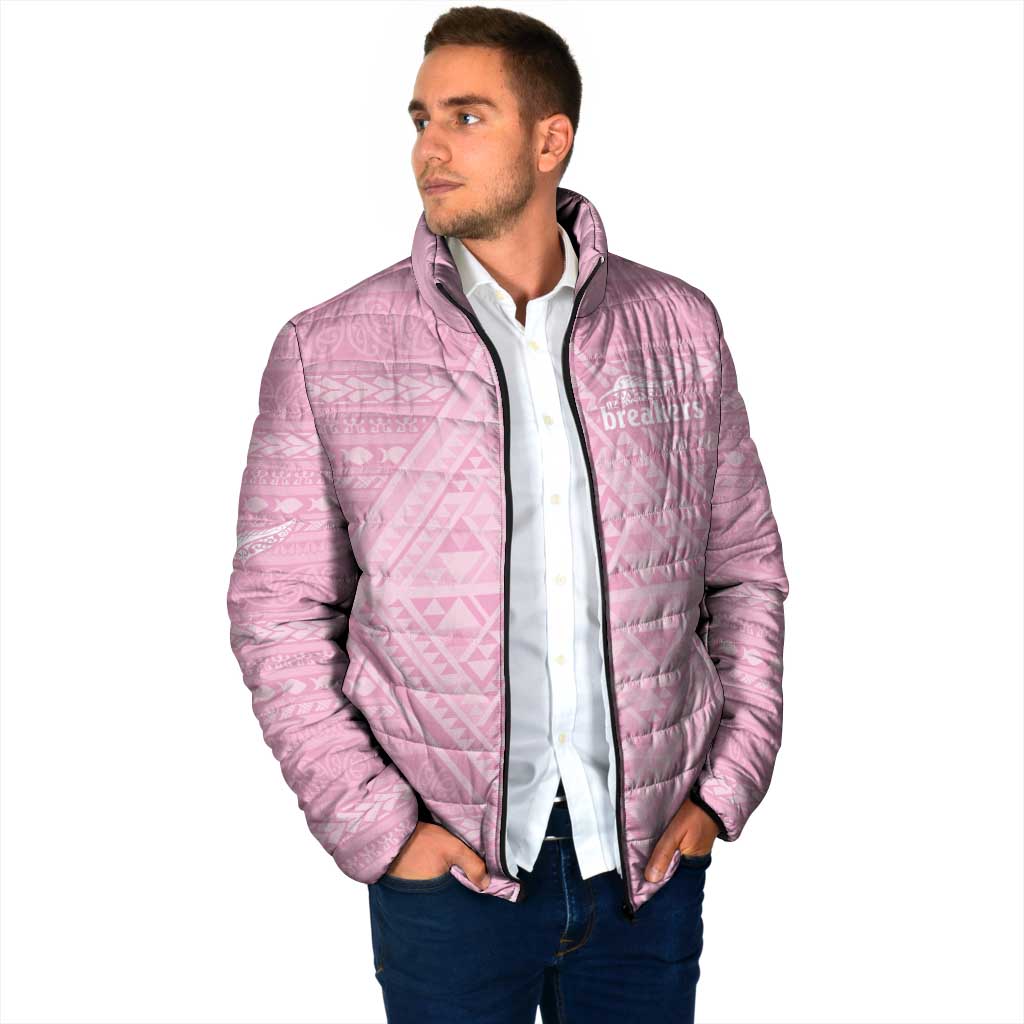 Custom New Zealand Basketball Indigenous Padded Jacket - Polynesian Pride