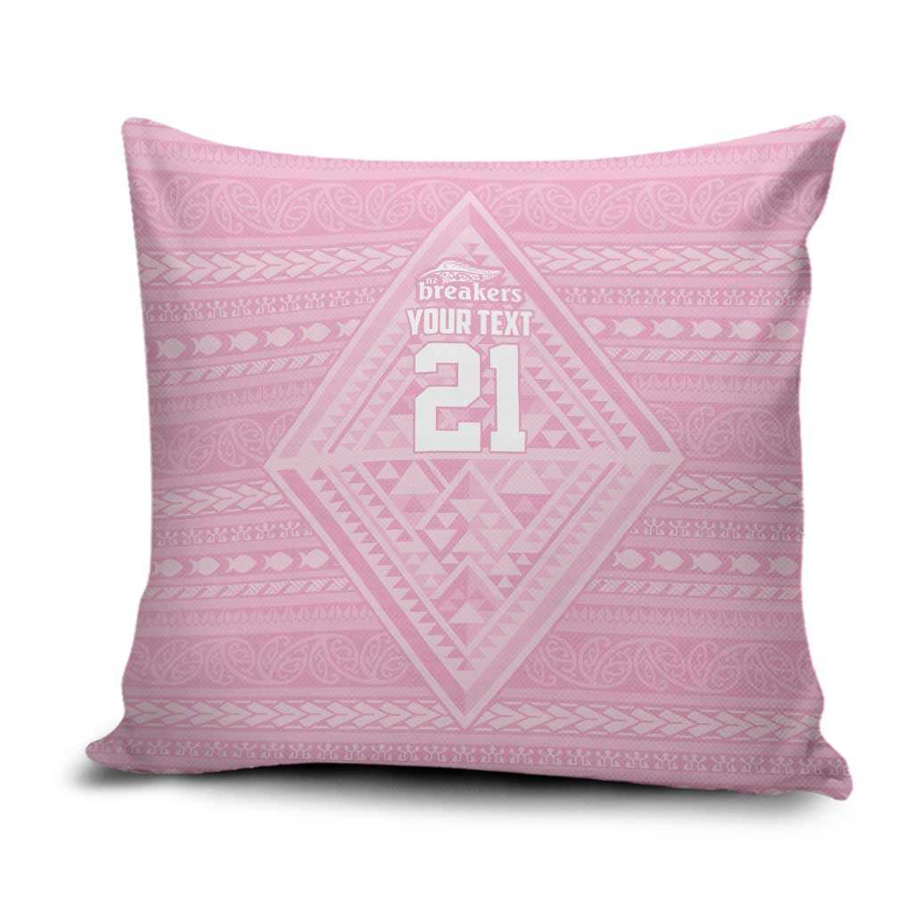 Custom New Zealand Basketball Indigenous Pillow Cover - Polynesian Pride