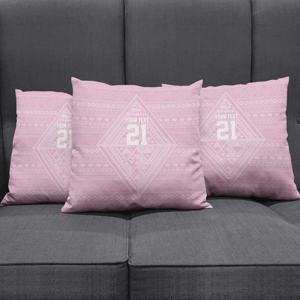 Custom New Zealand Basketball Indigenous Pillow Cover - Polynesian Pride
