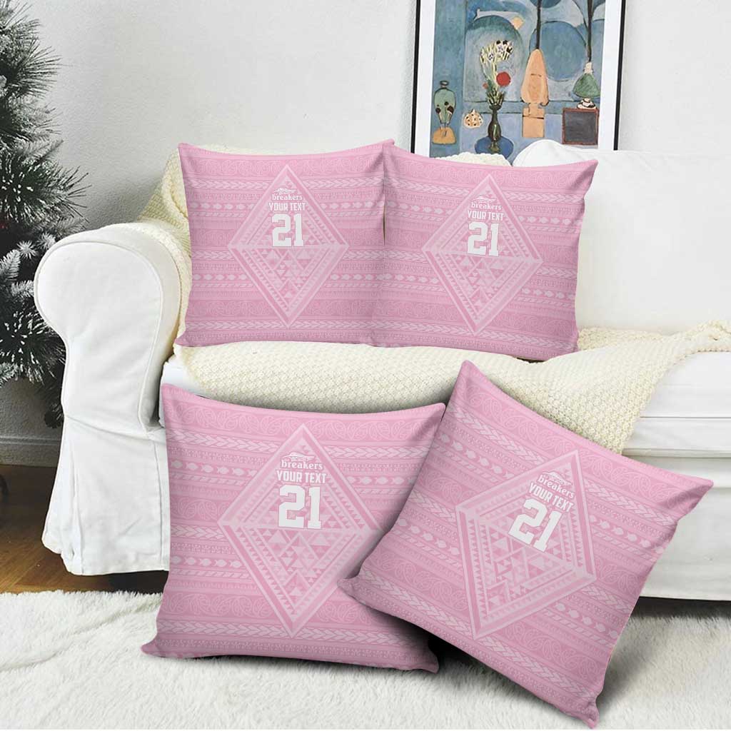 Custom New Zealand Basketball Indigenous Pillow Cover - Polynesian Pride