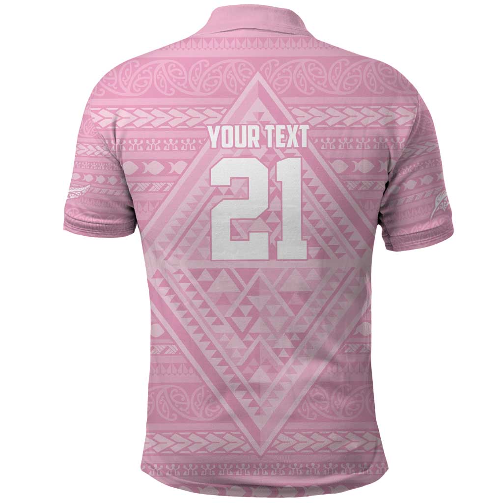 Custom New Zealand Basketball Indigenous Polo Shirt - Polynesian Pride