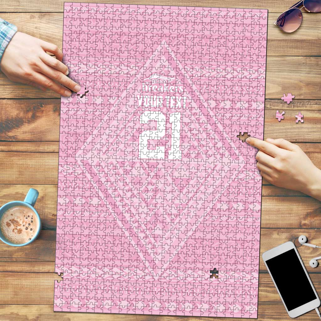 Custom New Zealand Basketball Indigenous Puzzle - Polynesian Pride