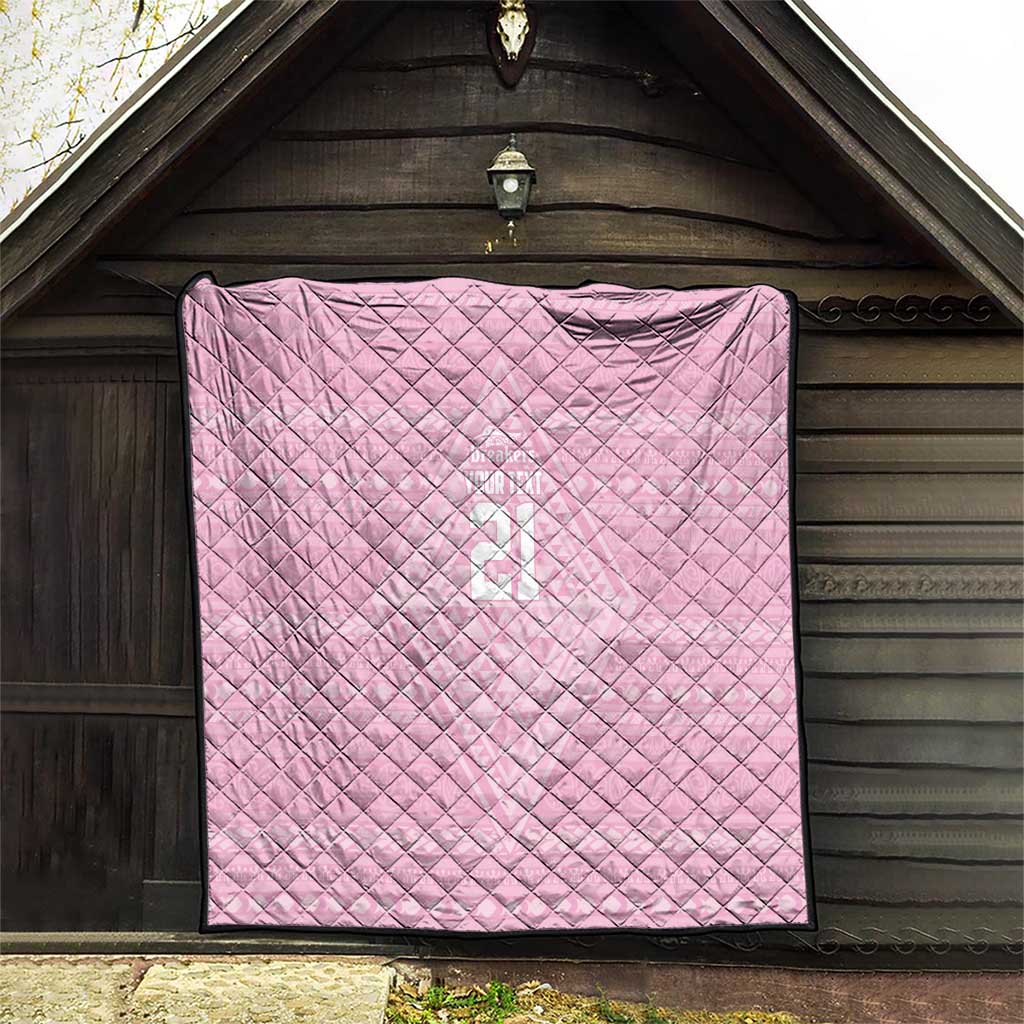 Custom New Zealand Basketball Indigenous Quilt - Polynesian Pride