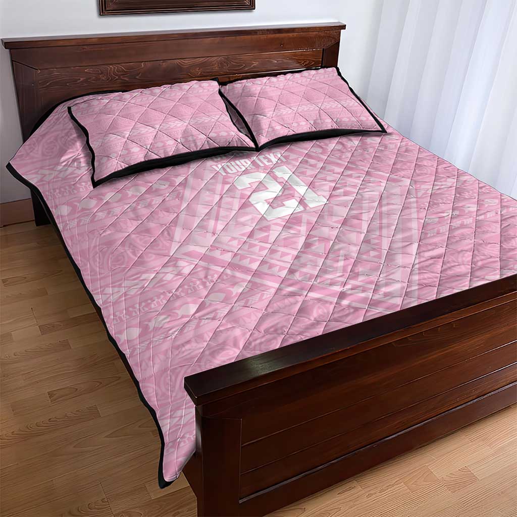 Custom New Zealand Basketball Indigenous Quilt Bed Set LT9 - Polynesian Pride