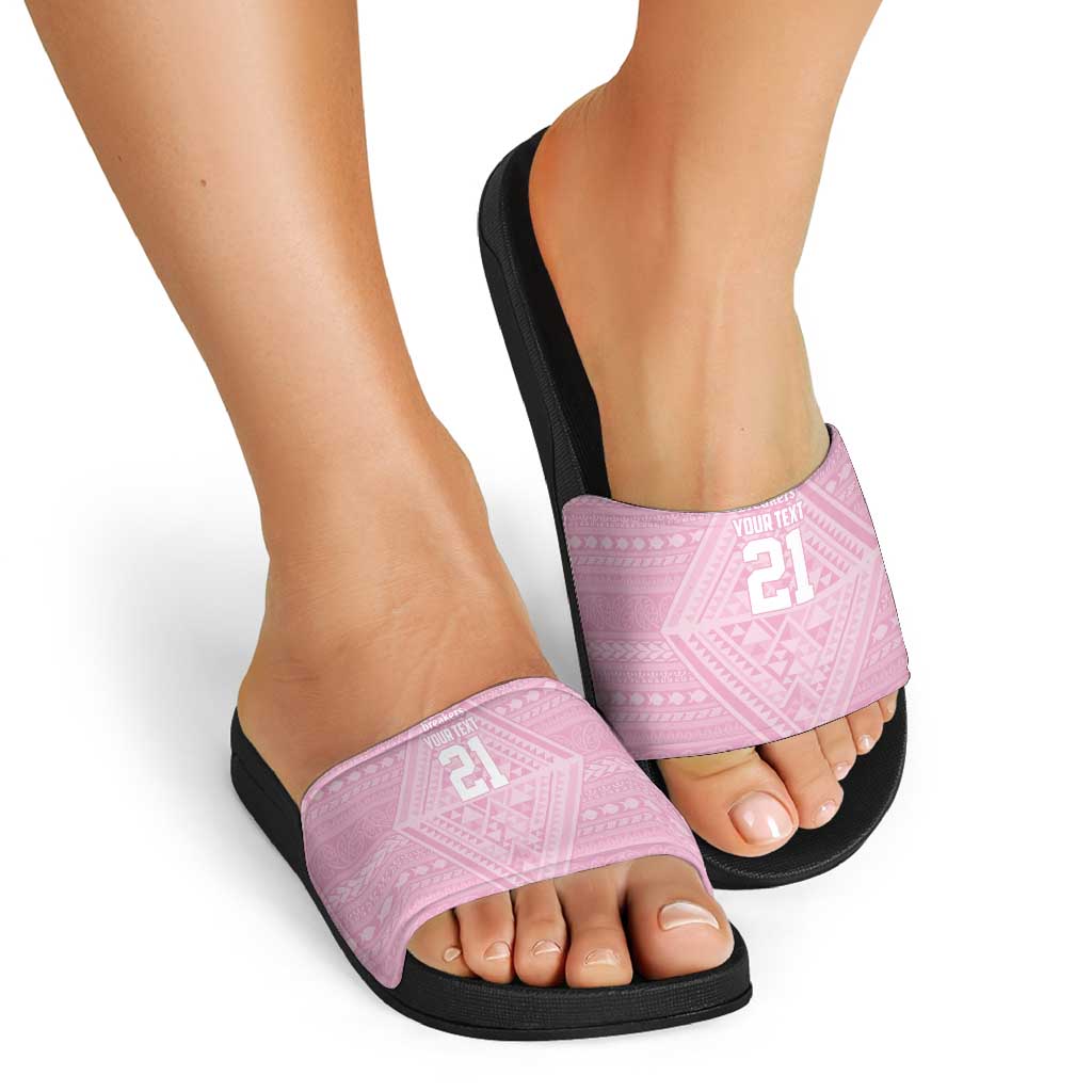 Custom New Zealand Basketball Indigenous Slide Sandals - Polynesian Pride