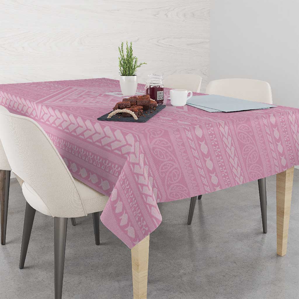 Custom New Zealand Basketball Indigenous Tablecloth LT9 - Polynesian Pride