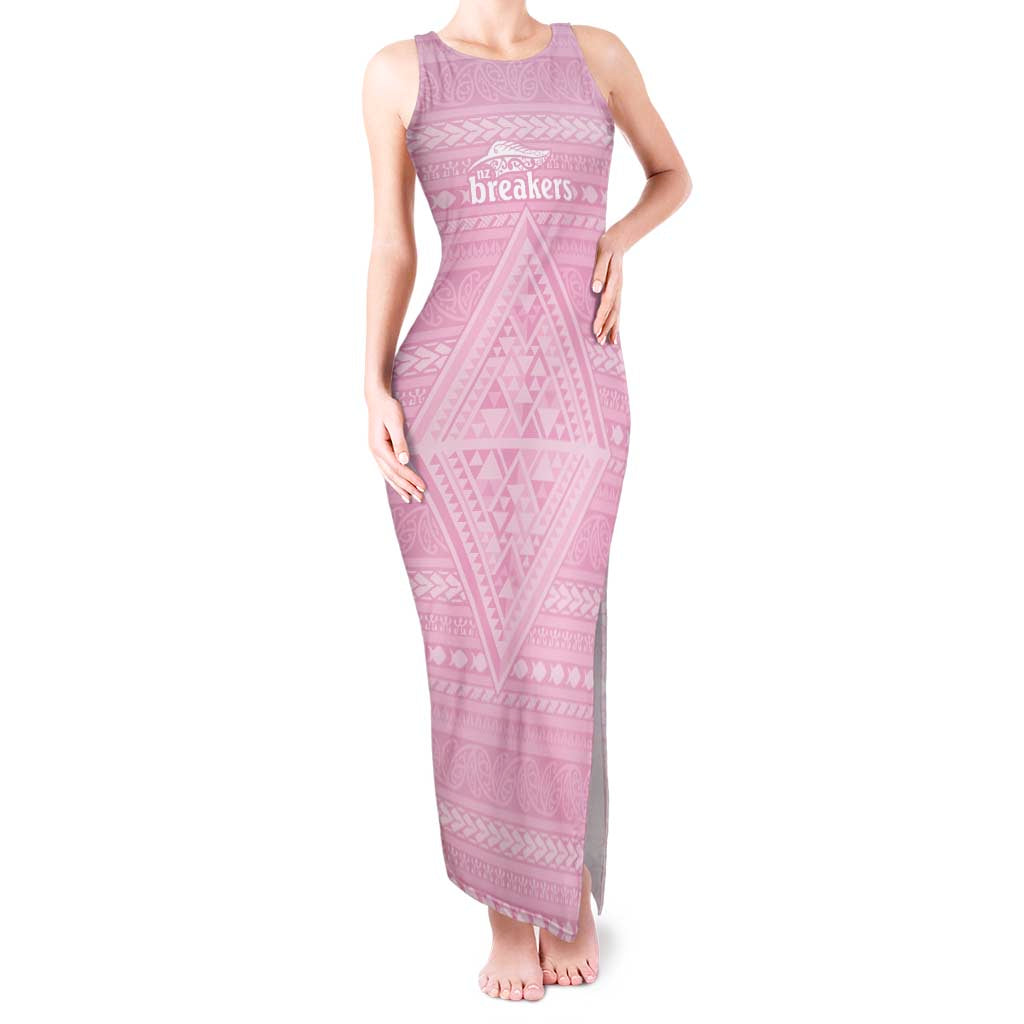 Custom New Zealand Basketball Indigenous Tank Maxi Dress - Polynesian Pride