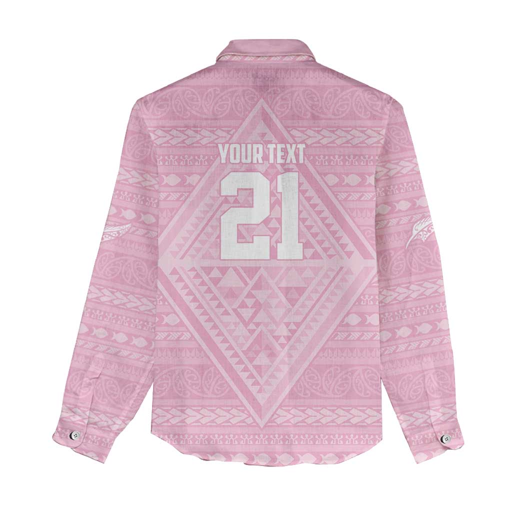 Custom New Zealand Basketball Indigenous Women Casual Shirt - Polynesian Pride