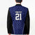 Custom Basketball New Zealand Blazer Blue Maori Ta Moko Indigenous - Polynesian Pride