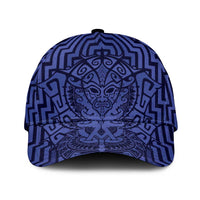 Basketball New Zealand Classic Cap Blue Maori Ta Moko Indigenous - Polynesian Pride