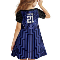 Custom Basketball New Zealand Family Matching Puletasi and Hawaiian Shirt Blue Maori Ta Moko Indigenous LT9 - Polynesian Pride