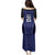Custom Basketball New Zealand Family Matching Puletasi and Hawaiian Shirt Blue Maori Ta Moko Indigenous - Polynesian Pride