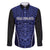 Custom Basketball New Zealand Family Matching Short Sleeve Bodycon Dress and Hawaiian Shirt Blue Maori Ta Moko Indigenous - Polynesian Pride