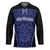 Custom Basketball New Zealand Hockey Jersey Blue Maori Ta Moko Indigenous - Polynesian Pride