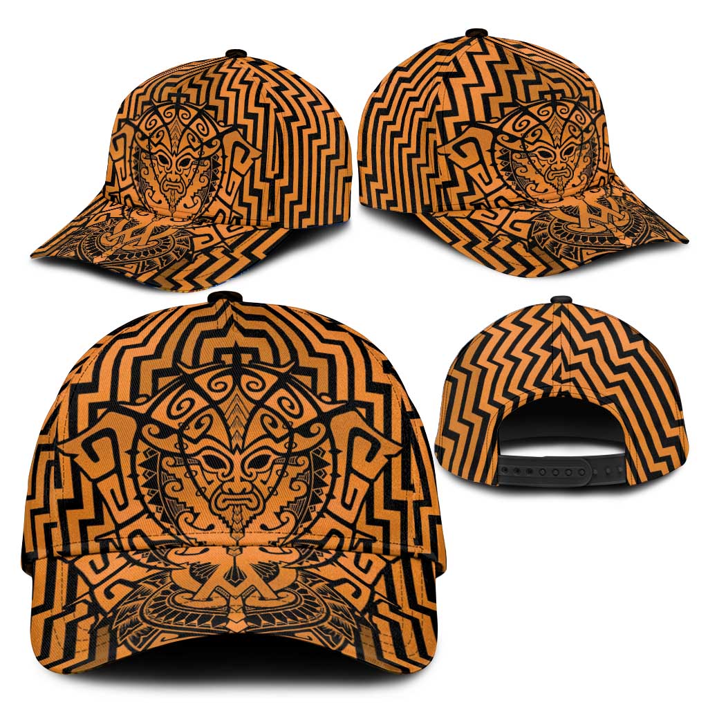 Basketball New Zealand Classic Cap Gold Maori Ta Moko Indigenous LT9 - Polynesian Pride