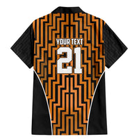 Custom Basketball New Zealand Family Matching Mermaid Dress and Hawaiian Shirt Gold Maori Ta Moko Indigenous LT9 - Polynesian Pride
