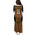 Custom Basketball New Zealand Family Matching Puletasi and Hawaiian Shirt Gold Maori Ta Moko Indigenous - Polynesian Pride