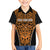 Custom Basketball New Zealand Kid Hawaiian Shirt Gold Maori Ta Moko Indigenous - Polynesian Pride